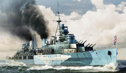 HMS Belfast 1942 B2671 1/350