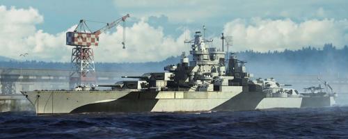 USS Tennessee BB-43 1944 1/700