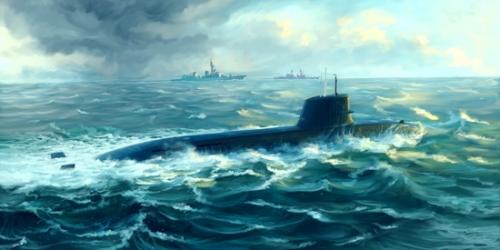 Japanese Soryu Class Attack Sub 1/144