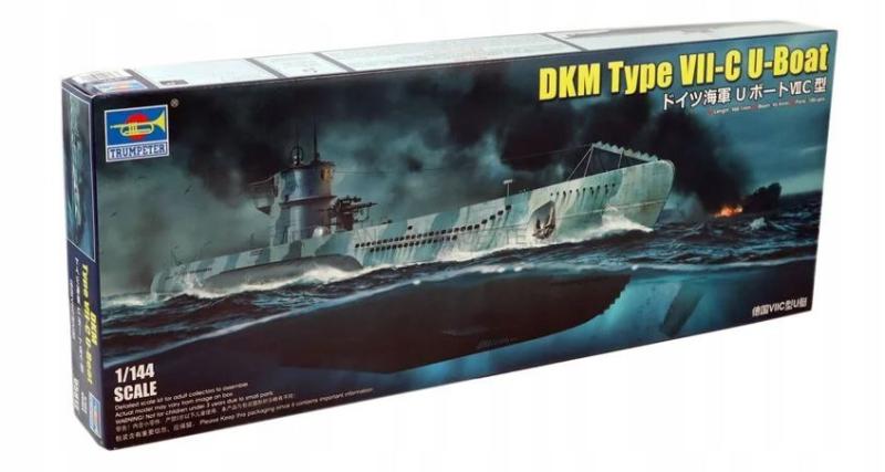 DKM Navy Type VII-C U-Boat 1/144