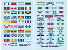 Navy Signal Flags WWII - Decal 1/200
