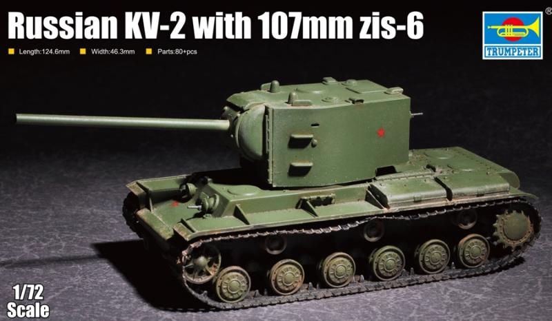 Russ. Kv-2 w. 107mm Zis-6 1/72