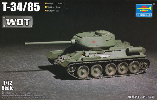 T-34/85 WoT 1/72