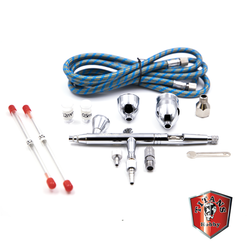 Trinity Double Action Airbrush Top Gravity Feed (0,2 -0,3 - 0,5mm)