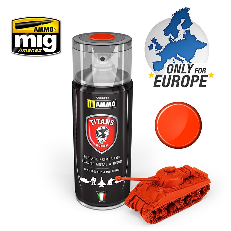 TITANS HOBBY: ROYAL RED MATT PRIMER 400ml