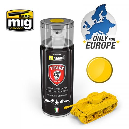 TITANS HOBBY: IMPERIAL YELLOW MATT PRIMER 400ml