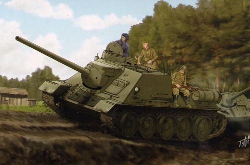 Soviet SU-100 Tank Destroyer 1/16