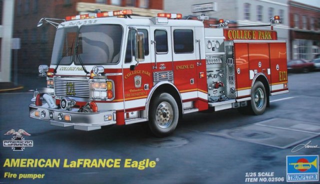 American LaFrance 2002 Battalion Pumper fire truck 1/25