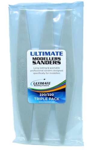 Ultimate Modellers Sanders - 220/220 Sponges Triple Pack