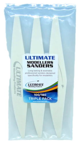 Ultimate Modellers Sanders - 100/180 Triple Pack