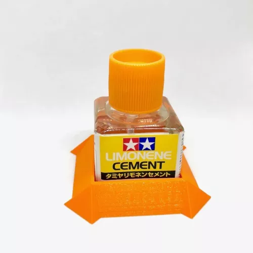 Ultimate Glue Bottle Holder Orange (for Tamiya)