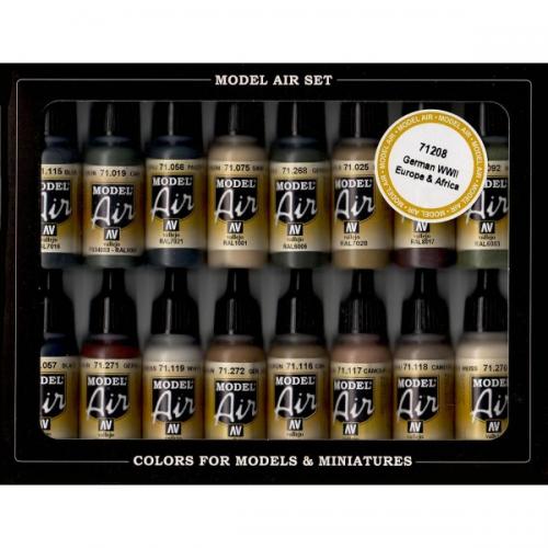 WWII German Colors. Europe & Africa (x16)