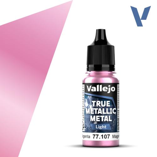 Vallejo True Metallic Metal: Crimson Magenta (Light) (18ml)