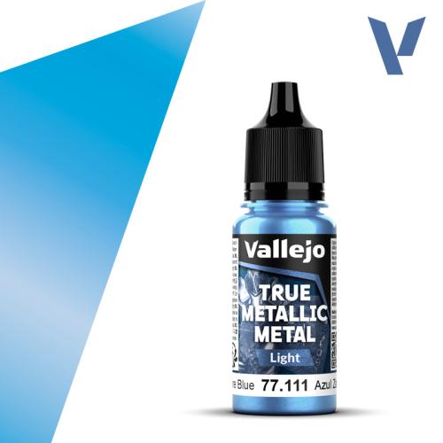 Vallejo True Metallic Metal: Sapphire Blue (Light) (18ml)