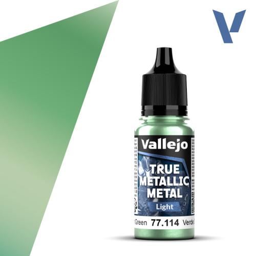 Vallejo True Metallic Metal: Dusken Green (Light) (18ml)