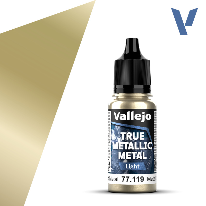 Vallejo True Metallic Metal: Aged Metal (Light) (18ml)