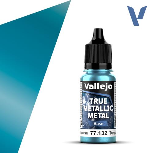 Vallejo True Metallic Metal: Hydra Turquoise (Base) (18ml)