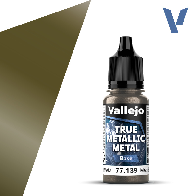 Vallejo True Metallic Metal: Aged Metal (Base) (18ml)