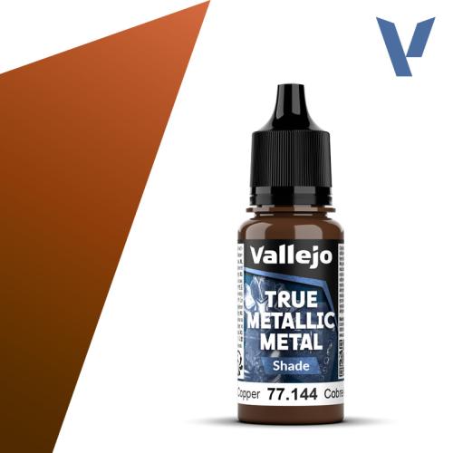 Vallejo True Metallic Metal: Ancient Copper (Shade) (18ml)