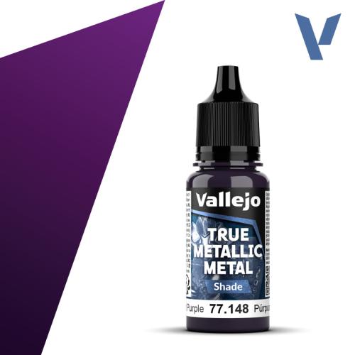 Vallejo True Metallic Metal: Amethyst Purple (Shade) (18ml)