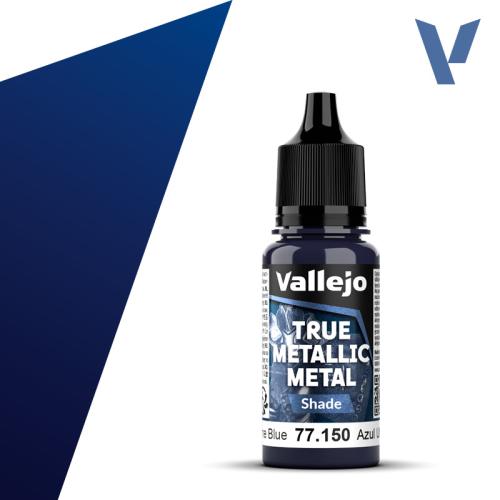 Vallejo True Metallic Metal: Ultramarine Blue (Shade) (18ml)