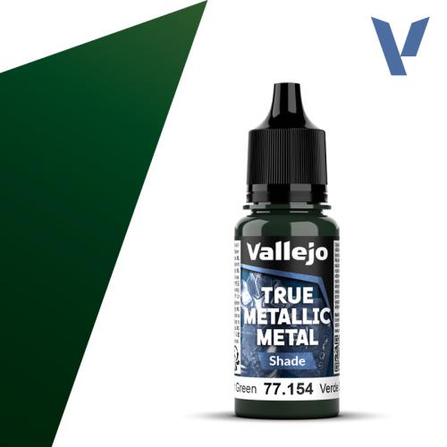 Vallejo True Metallic Metal: Dusken Green (Shade) (18ml)