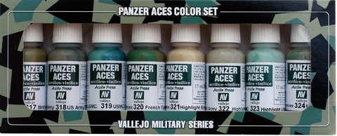 Vallejo Panzer Aces Set - Nº3 (Crew Uniforms)