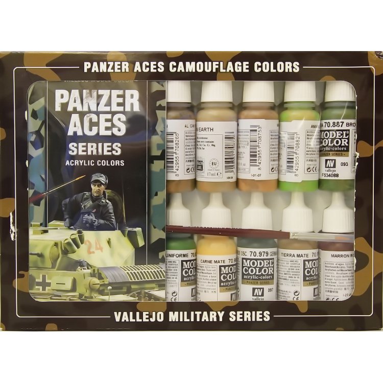 Vallejo Panzer Aces Set - Camouflage Colours