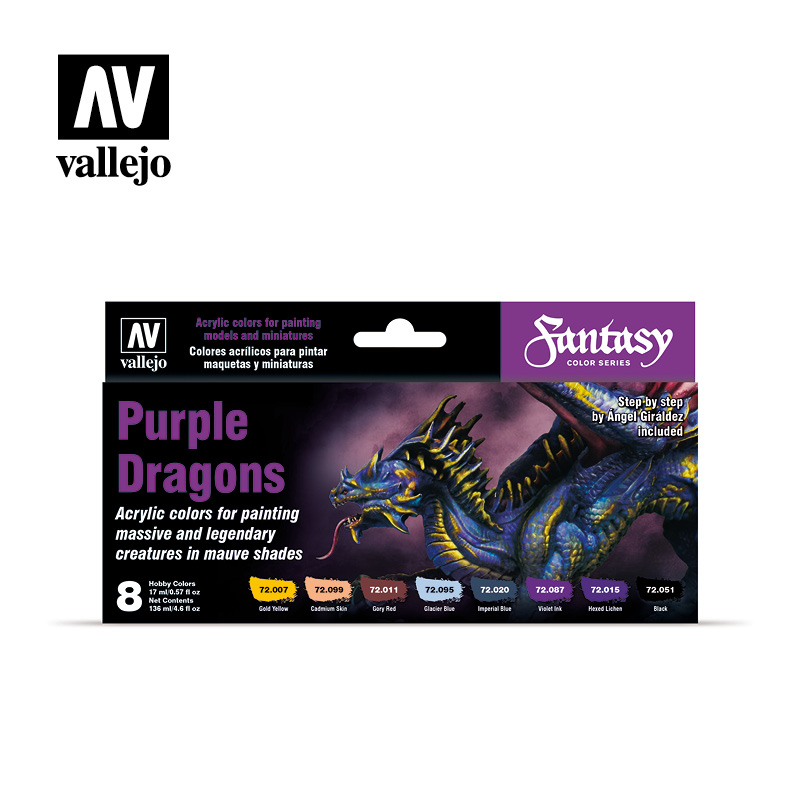 Purple Dragons (x8)