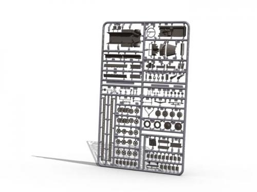 Zugkraftwagen 1 t (Sd.Kfz. 10) Demag Typ "D7" 1/72