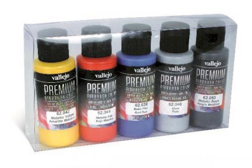 Metallic Colors Set, 5x60 ml
