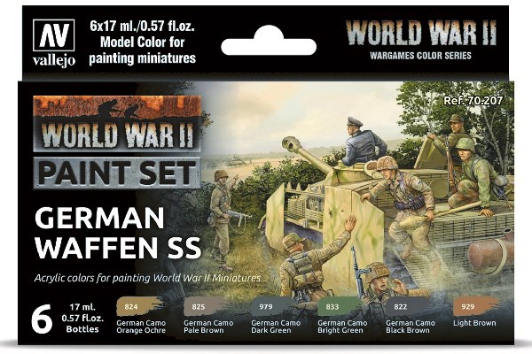 WWII GERMAN WAFFEN SS 6X17ML