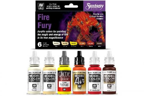 FANTASY COLOR SERIES FIRE FURY (x6)