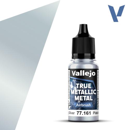 Vallejo True Metallic Metal: Sterling Silver (Airbrush) (18ml)