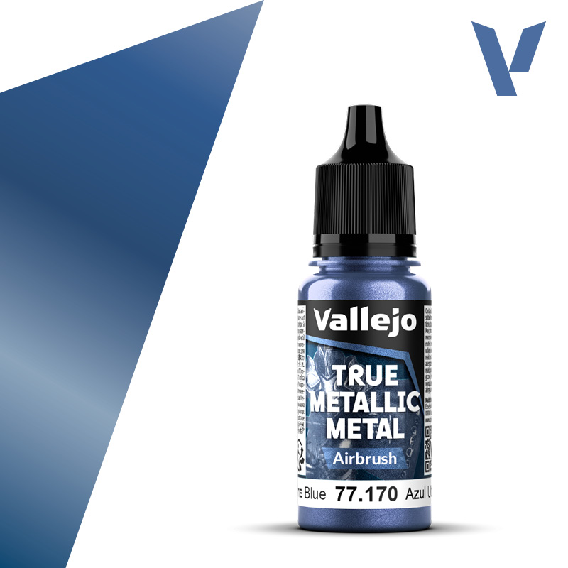 Vallejo True Metallic Metal: Ultramarine Blue (Airbrush) (18ml)