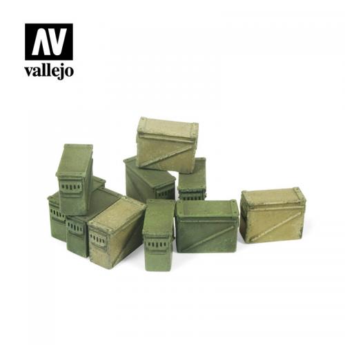 Large Ammo Boxes 12,7 mm 1/35