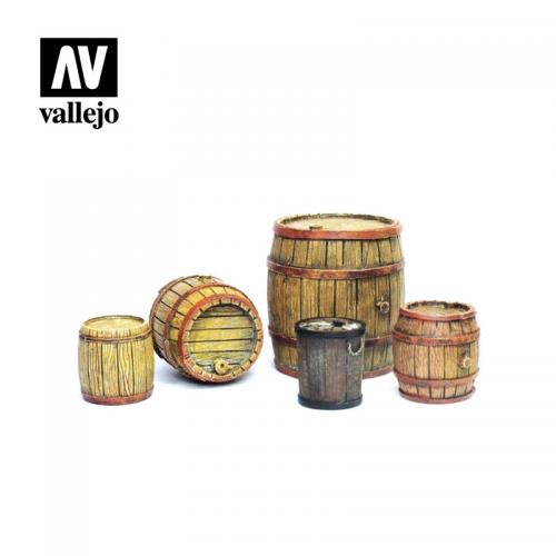 Wooden Barrels 1/35