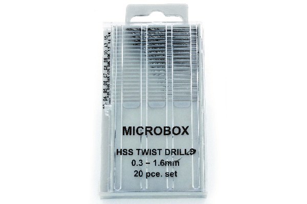 MICROBOX DRILL SET (20) 0.3-1.6MM