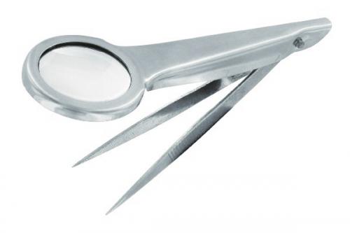 Tweezers with Magnifier