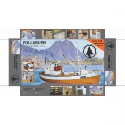 MS Follabuen fiskekutter L.75 cm - RC prepared