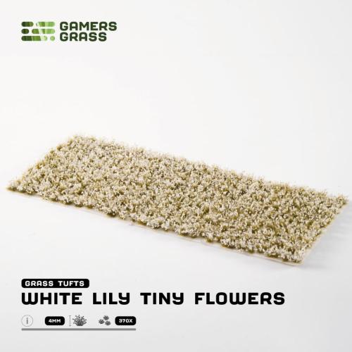 Gamer's Grass: White Lily Tiny Flowers