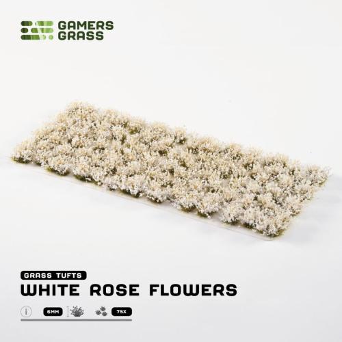 Gamer's Grass: White Rose Flowers