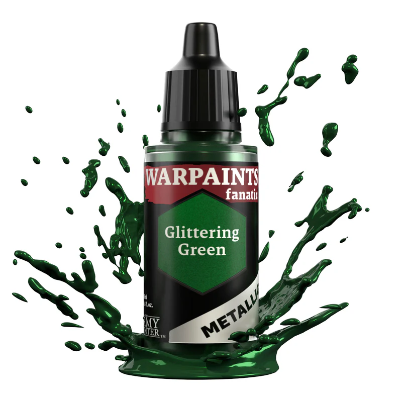 Warpaints Fanatic Metallic: Glittering Green (18ml)