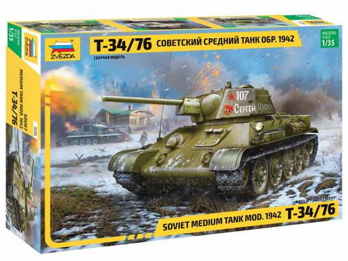 T-34/76 mod. 1942 Soviet Medium Tank 1/35