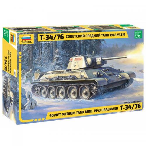 Soviet Medium Tank T-34/76 Mod. 1943 Uralmash 1/35