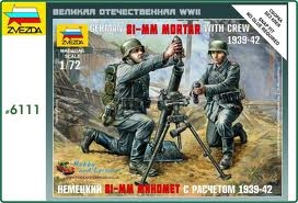 German 81-mm Mortar with Crew - SNAP 1/72