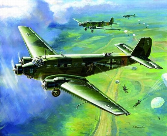 Junkers Ju-52 Transport Plane - SNAP 1/200
