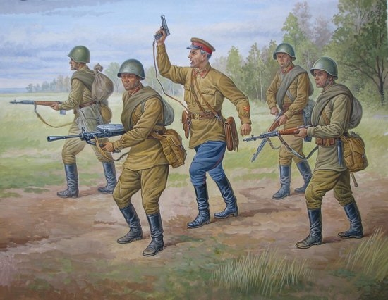 Soviet Regular Infantry 1941-42 - SNAP 1/72