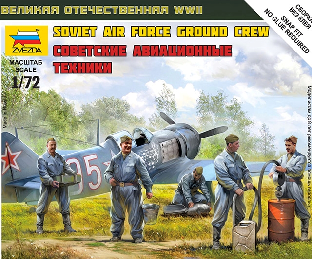Soviet Airforce ground crew - SNAP 1/72