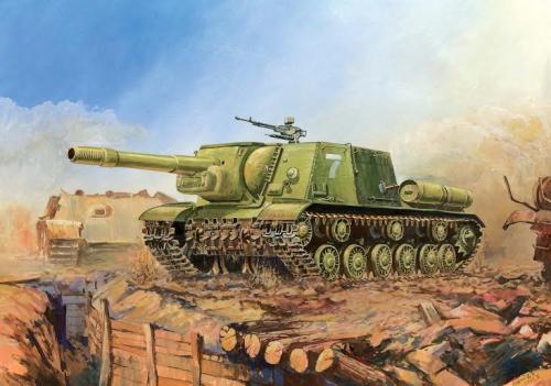 Self-propelled Gun ISU-152 - SNAP 1/100